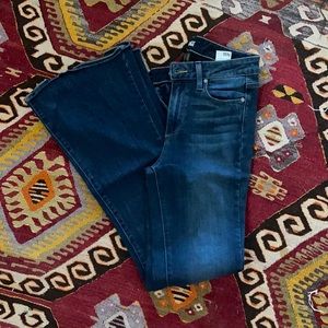 Paige bell bottom stretch jeans